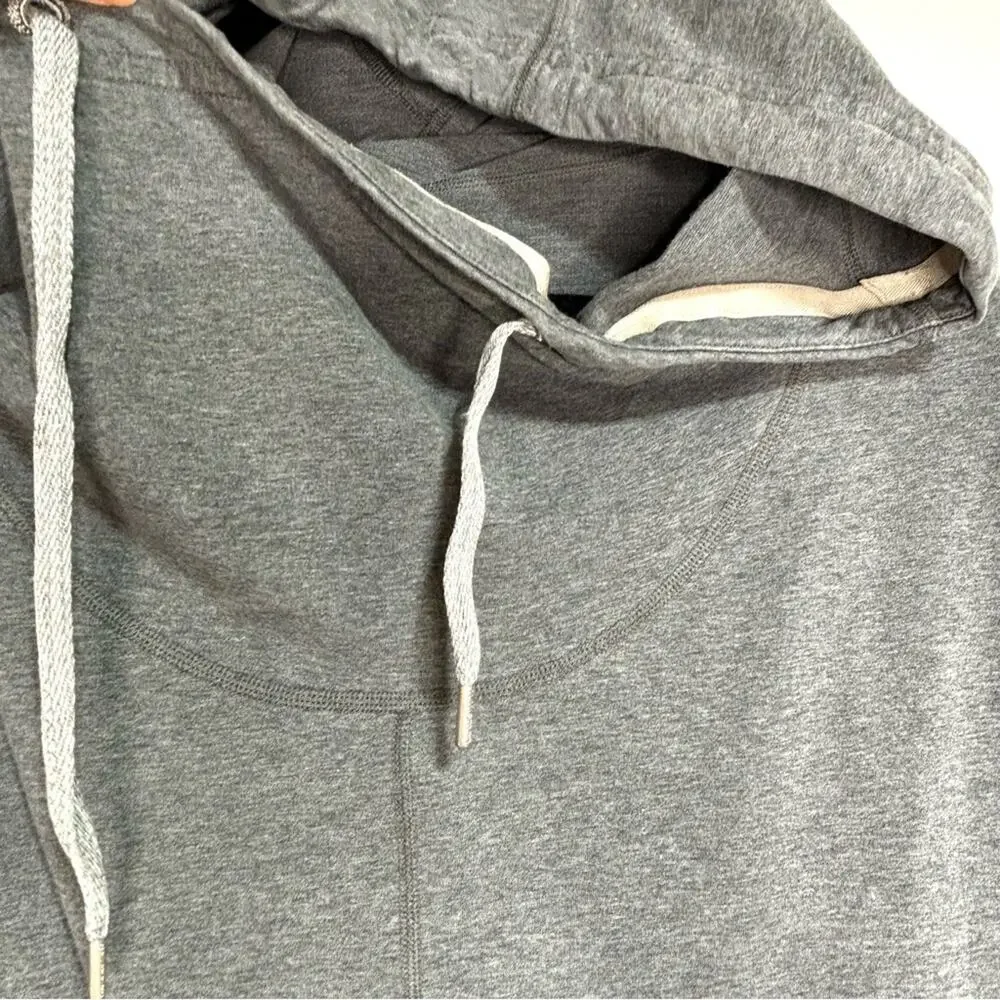 Lululemon Flashback Pullover Slouchy Hooded Sweatshirt Gray 8